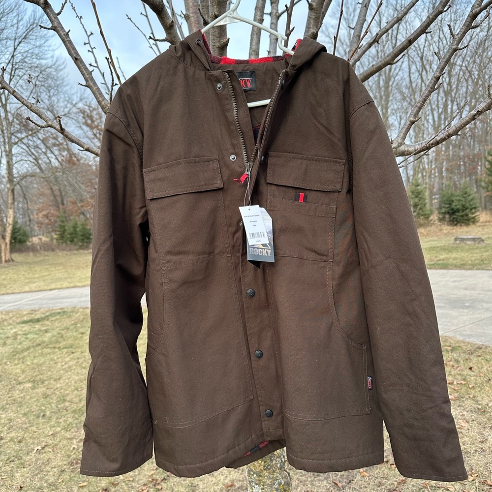 Rocky Hooded Ranch Coat Brand New